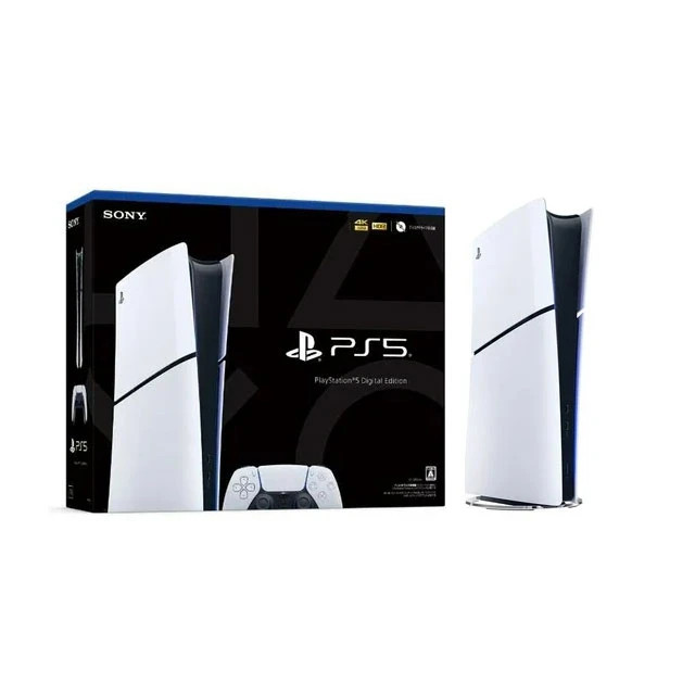 کنسول بازی PS5 اسلیم دیجیتال PS5 Slim Digital 1TB ریجن اروپا 2016 به همراه یک دسته داخل کارتن