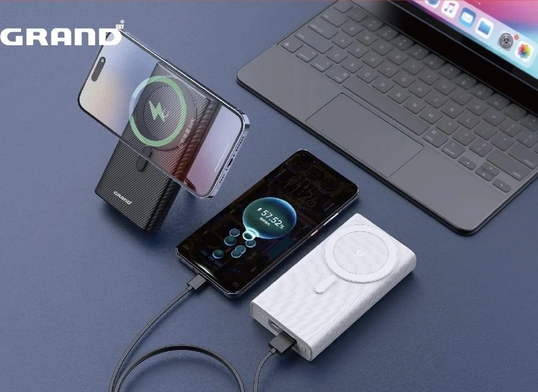 پاوربانک 20000 وایرلس مگ سیف KPS مدل WPG-203