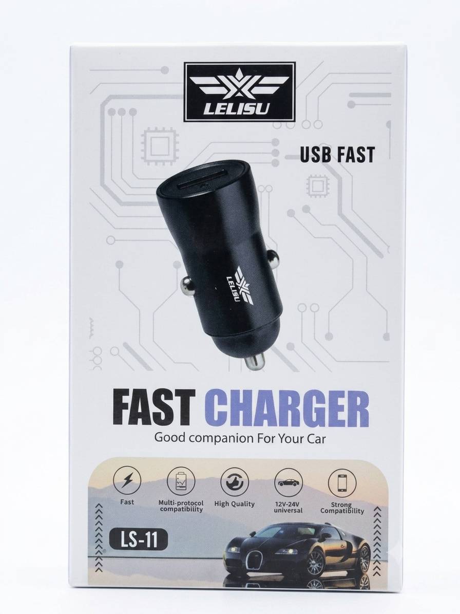 شاژرر فندکی برند lelisu مدل Ls-11 تک پورت