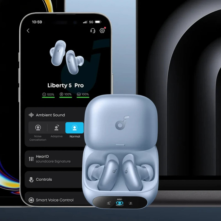هدفون بلوتوثی انکر مدل Soundcore Liberty 5 Pro اصل