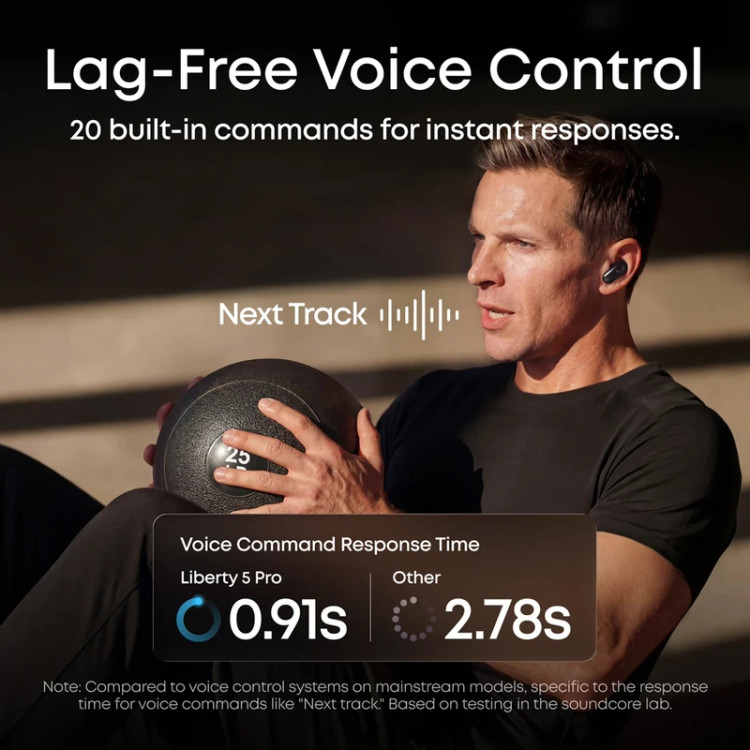 هدفون بلوتوثی انکر مدل Soundcore Liberty 5 Pro اصل