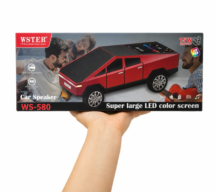 اسپیکر طرح سایبرتراک تسلا مدل WS-580