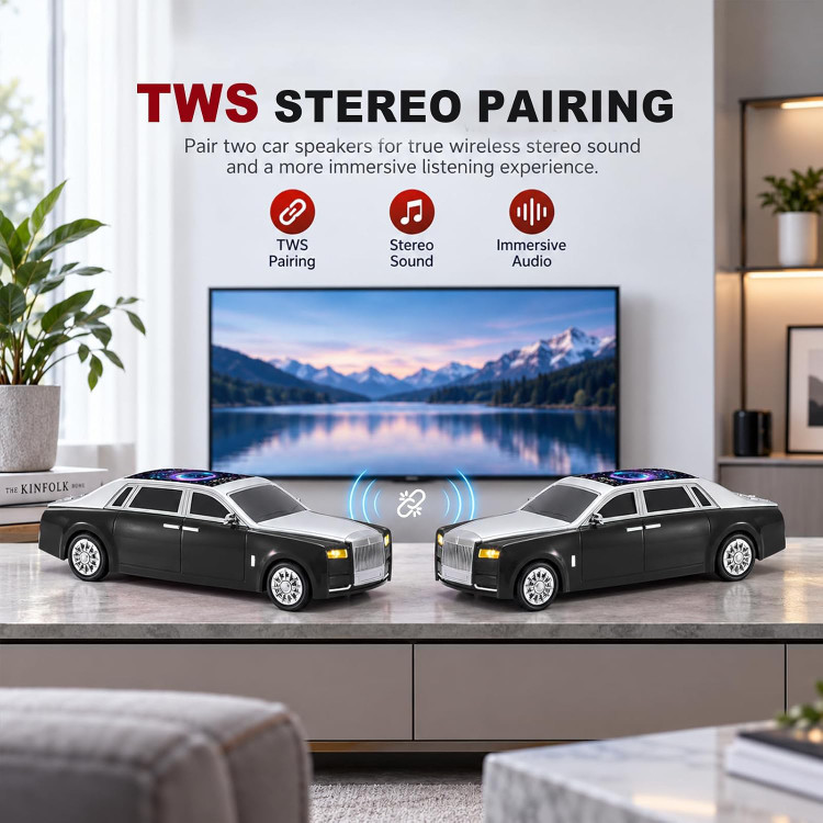 اسپیکر بلوتوثی طرح رولز رویس وستر مدل WSTER WS-610